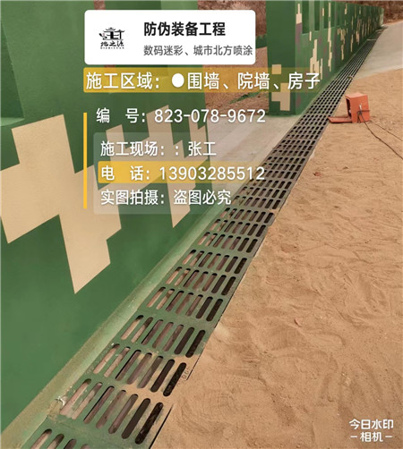 广州 例如在抖音上有“迷彩墙，外围墙面挡 - 星空数码迷彩漆施工队